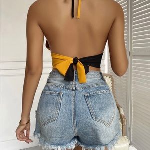 2 large crop tops! Calling bustier gals! Absolutely love but they were too big!